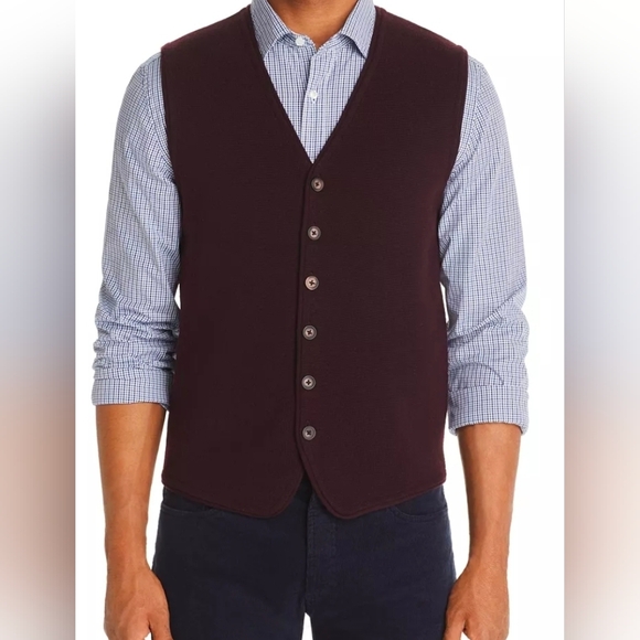 The Men's Store at Bloomingdale's 100% Merino Wool Vest Size Xl